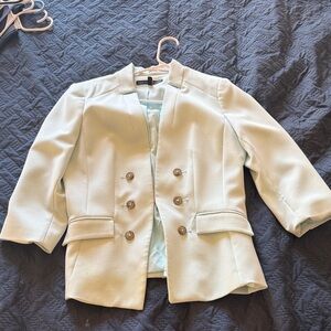 White House Black Market Light Blue Blazer